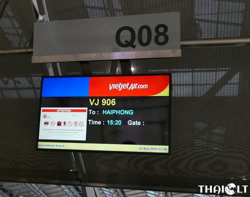 Review Vietjet Air from Bangkok to Haiphong